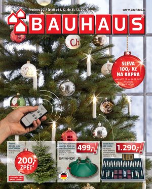 akční leták BAUHAUS 1.12.2017-31.12.2017