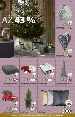 akční leták Jysk 7.12.2017-24.12.2017