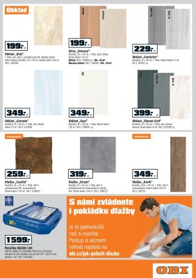 akční leták OBI 17.1.2018-28.1.2018