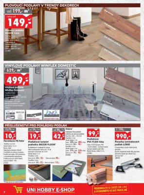 akční leták UNI HOBBY 18.1.2018-4.2.2018