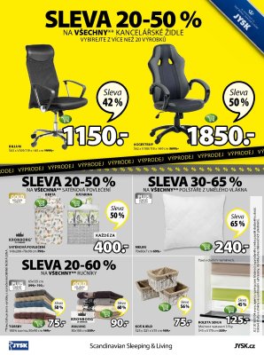 akční leták Jysk 18.1.2018-31.1.2018