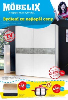 akční leták Möbelix 29.1.2018-11.2.2018