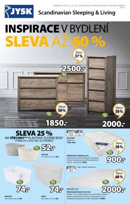 akční leták Jysk 15.2.2018-28.2.2018