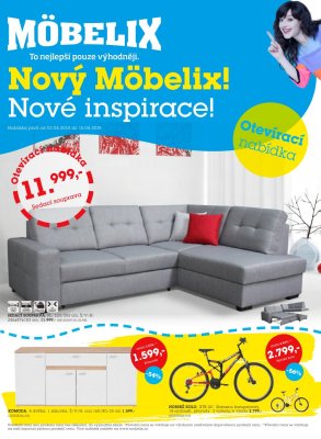 akční leták Möbelix 3.4.2018-15.4.2018