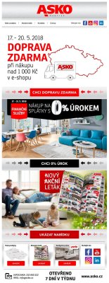 akční leták ASKO 17.5.2018-20.5.2018