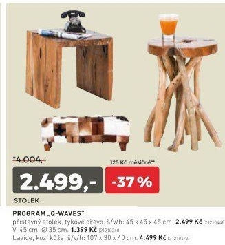 Přístavný stolek Q-WAVES