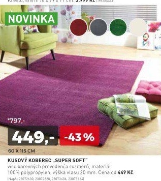 Koberec SUPER SOFT