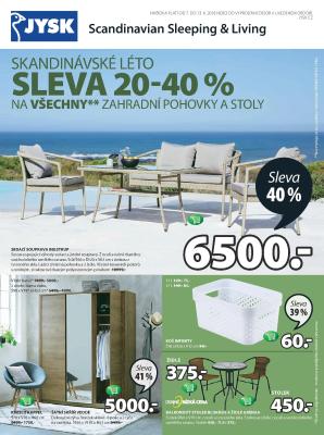 akční leták Jysk 7.6.2018-13.6.2018