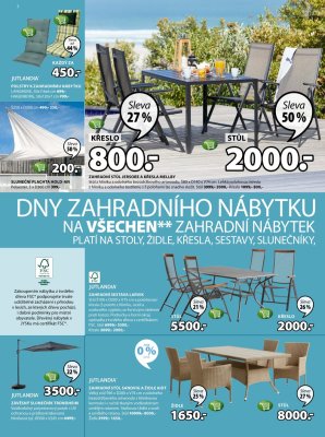 akční leták Jysk 28.6.2018-11.7.2018