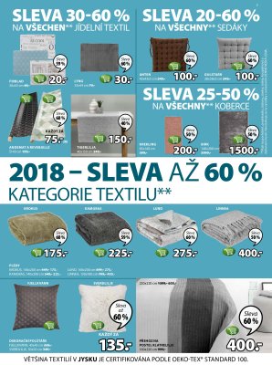 akční leták Jysk 5.7.2018-18.7.2018