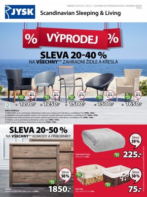 akční leták Jysk 12.7.2018-25.7.2018
