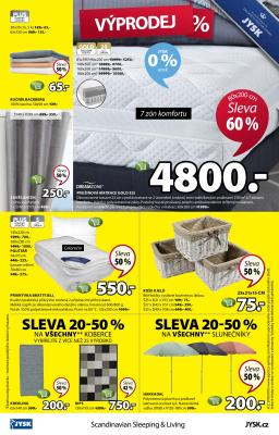 akční leták Jysk 26.7.2018-8.8.2018