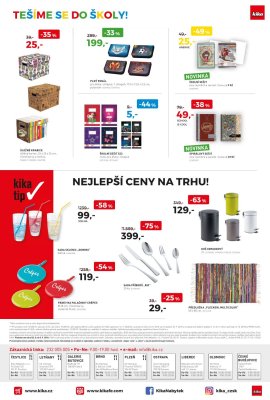akční leták Kika nábytek 23.8.2018-5.9.2018