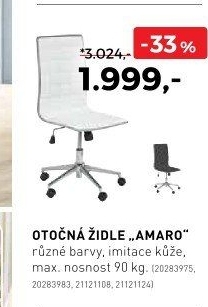 Otočná židle AMARO