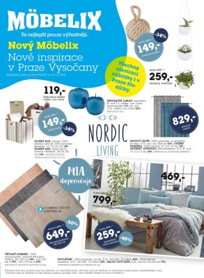 akční leták Möbelix 24.9.2018-7.10.2018