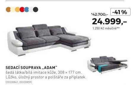 Sedaci souprava Adam