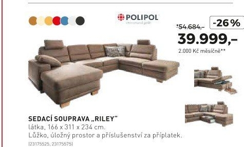 Sedaci souprava Riley