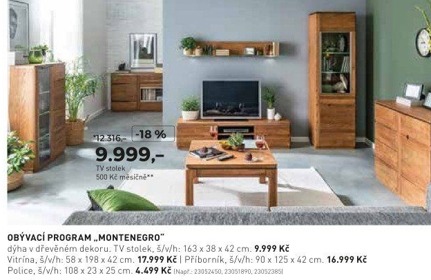 Obývací program Montenegro