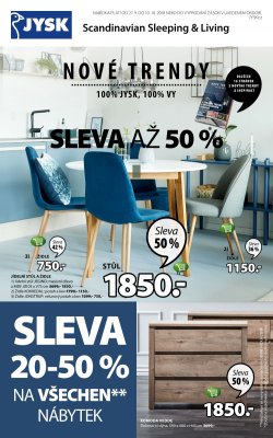 akční leták Jysk 27.9.2018-10.10.2018