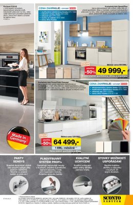 akční leták Sconto nábytek 3.10.2018-16.10.2018