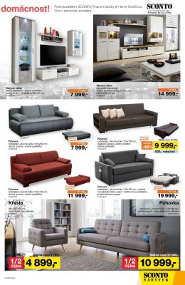 akční leták Sconto nábytek 3.10.2018-16.10.2018