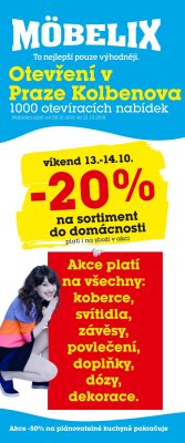 akční leták Möbelix 8.10.2018-21.10.2018