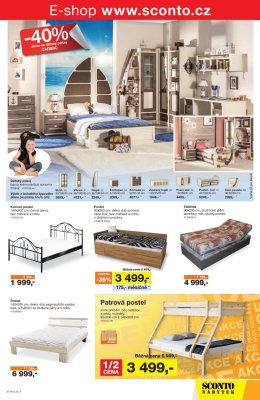 akční leták Sconto nábytek 17.10.2018-30.10.2018