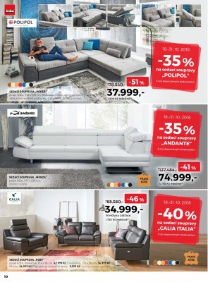 akční leták Kika nábytek 18.10.2018-31.10.2018