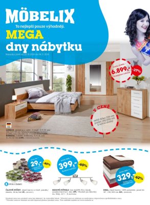 akční leták Möbelix 22.10.2018-4.11.2018