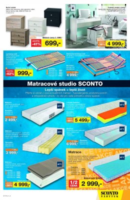 akční leták Sconto nábytek 31.10.2018-13.11.2018