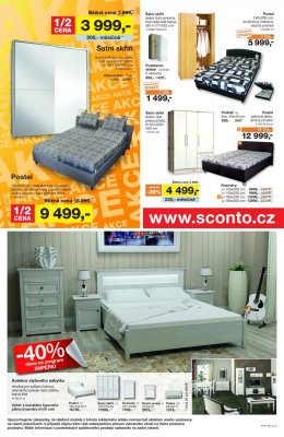 akční leták Sconto nábytek 31.10.2018-13.11.2018