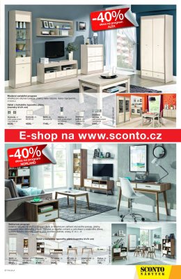 akční leták Sconto nábytek 31.10.2018-13.11.2018