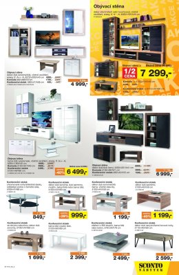 akční leták Sconto nábytek 31.10.2018-13.11.2018