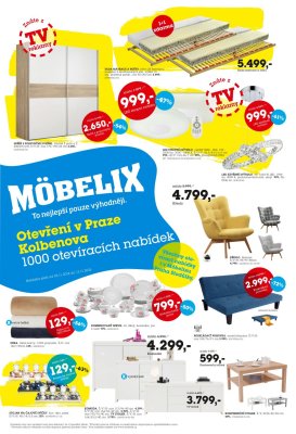akční leták Möbelix 5.11.2018-13.11.2018