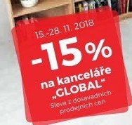 -15% na kanceláře Global
