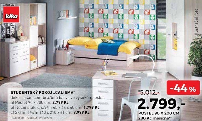 Studenstký pokoj Calisma