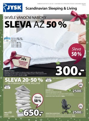 akční leták Jysk 15.11.2018-28.11.2018