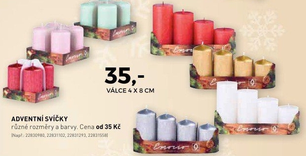 Adventní svíčky