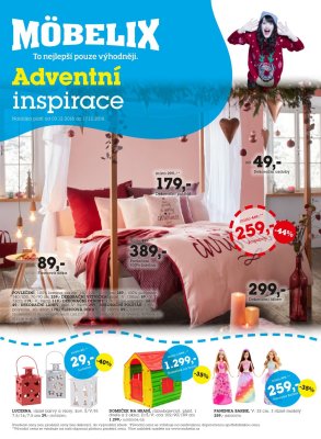 akční leták Möbelix 3.12.2018-17.12.2018