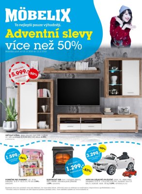 akční leták Möbelix 3.12.2018-12.12.2018