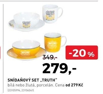 Snídaňový set Truth