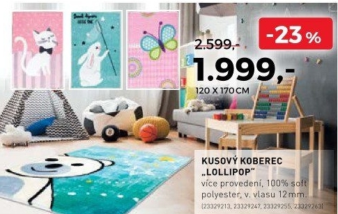 Kusový koberec Lollipop