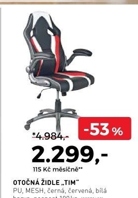 Otočná židle Tim