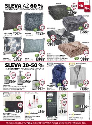 akční leták Jysk 17.1.2019-30.1.2019