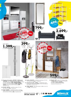 akční leták Möbelix 28.1.2019-10.2.2019