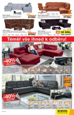 akční leták Sconto nábytek 13.2.2019-26.2.2019