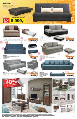 akční leták Sconto nábytek 13.2.2019-26.2.2019