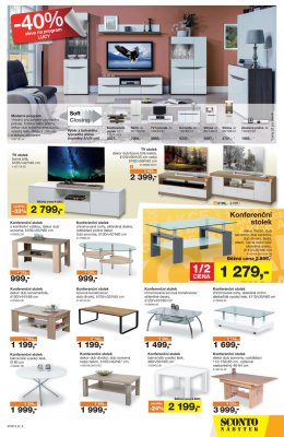 akční leták Sconto nábytek 13.2.2019-26.2.2019