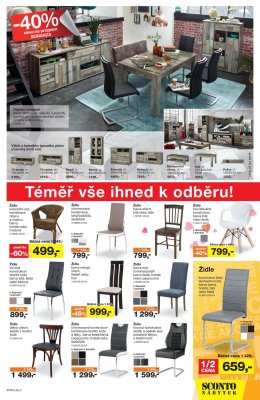 akční leták Sconto nábytek 13.2.2019-26.2.2019