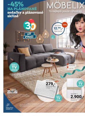 akční leták Möbelix 25.2.2019-10.3.2019